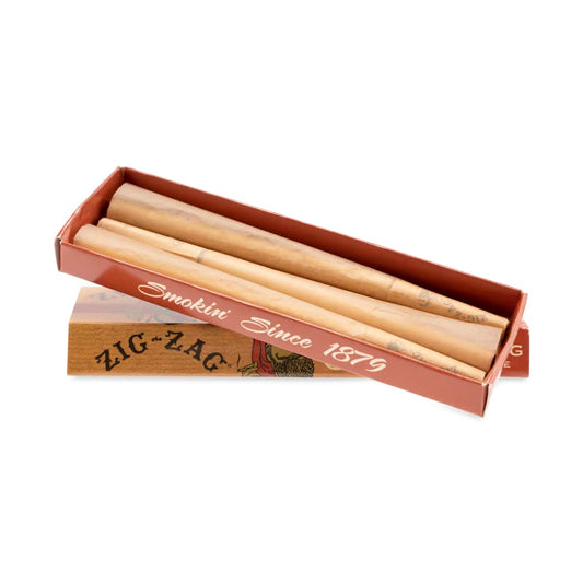 Zig Zag Unbleached Cones | King Size | 3pc | 1pk | 3 Cones per Pack