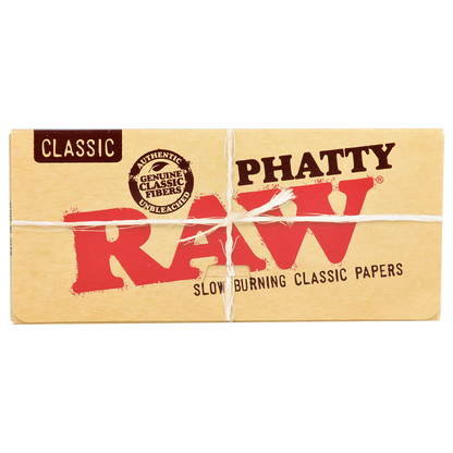RAW Classic Rolling Papers | Phatty | 32pc | 24pk Display