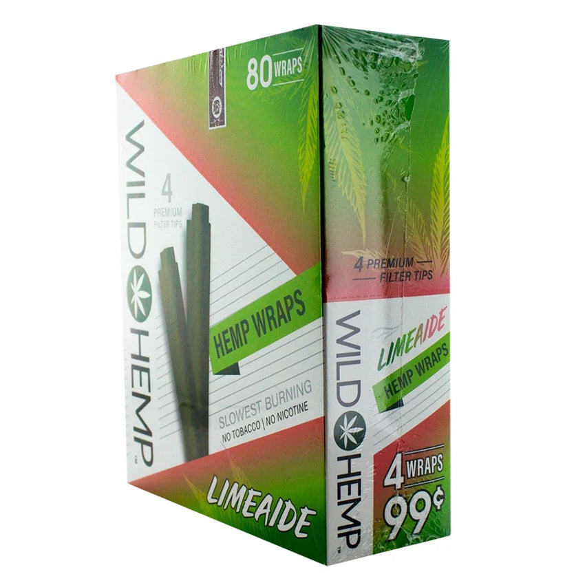 Native Hemp Wraps Wild Hemp Hemp Wraps | 4pc | 20pk Display – Mid-Atlantic Trade Group