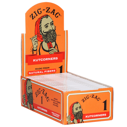 Zig Zag KutCorners Rolling Papers | Cut Corner | 24pk Display