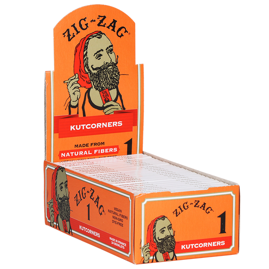 Zig Zag KutCorners Rolling Papers | Cut Corner | 24pk Display